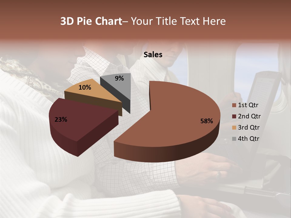 Twopeople Mural Woman PowerPoint Template