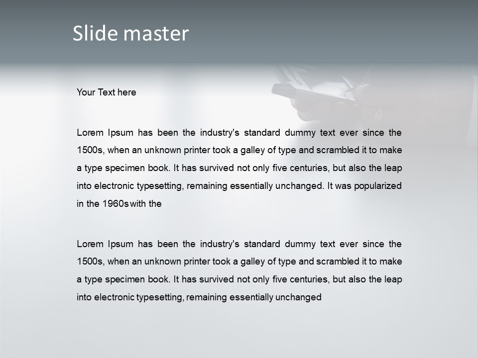 Eyewear Looking Clothed PowerPoint Template