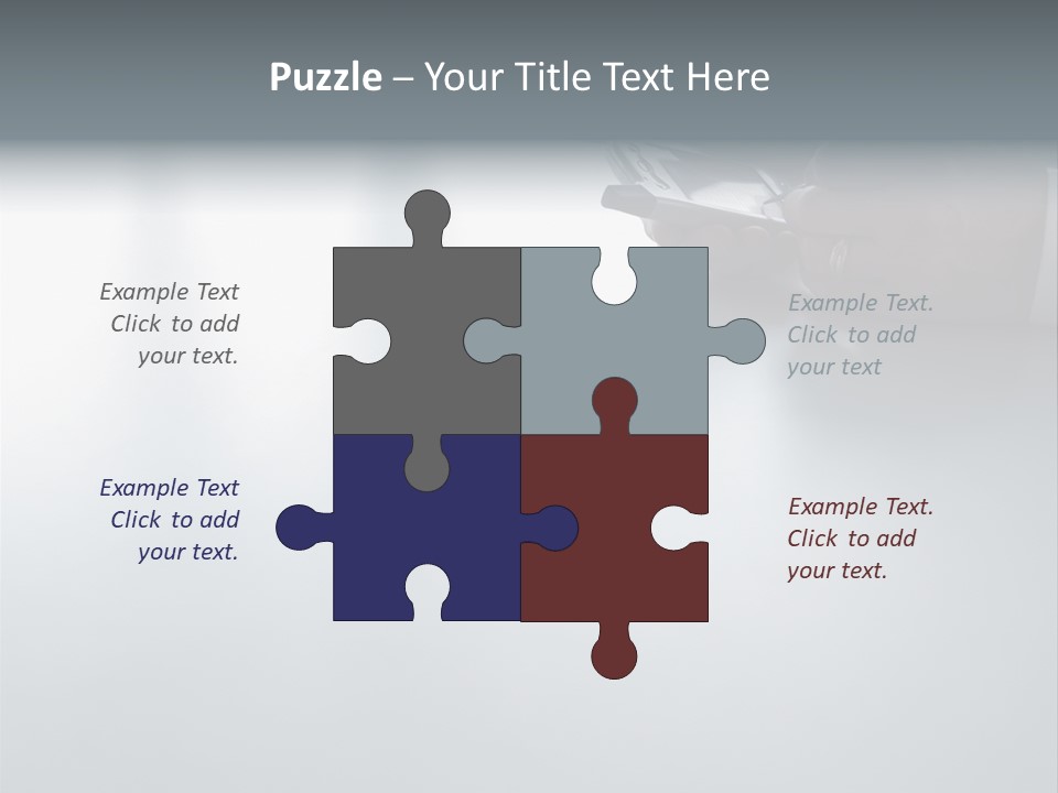 Eyewear Looking Clothed PowerPoint Template