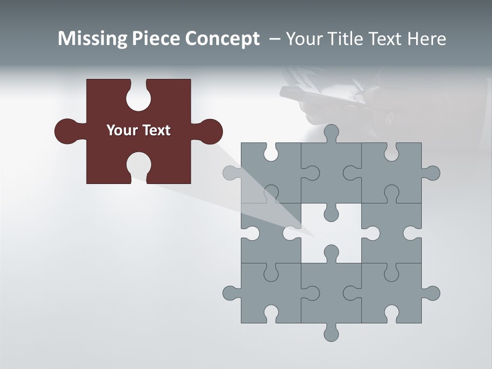 Eyewear Looking Clothed PowerPoint Template