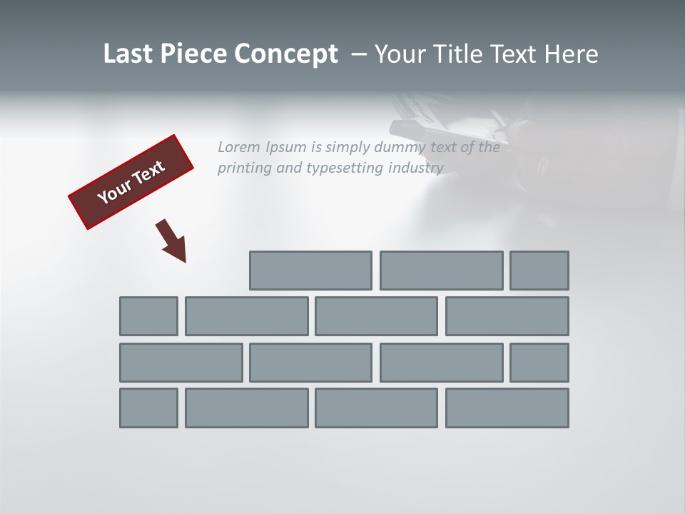 Eyewear Looking Clothed PowerPoint Template