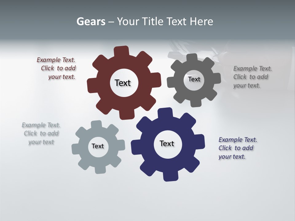 Eyewear Looking Clothed PowerPoint Template