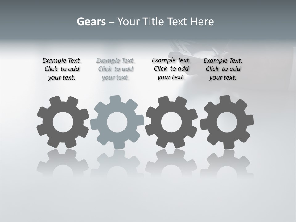 Eyewear Looking Clothed PowerPoint Template