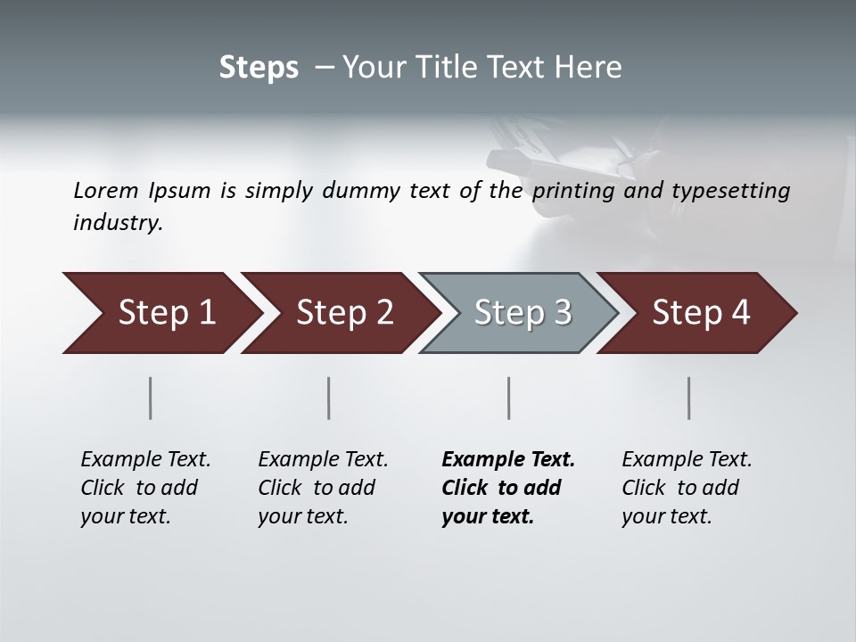 Eyewear Looking Clothed PowerPoint Template
