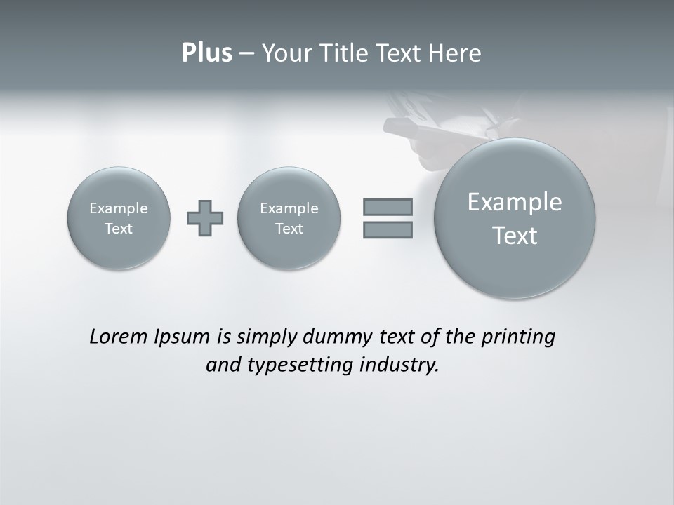 Eyewear Looking Clothed PowerPoint Template