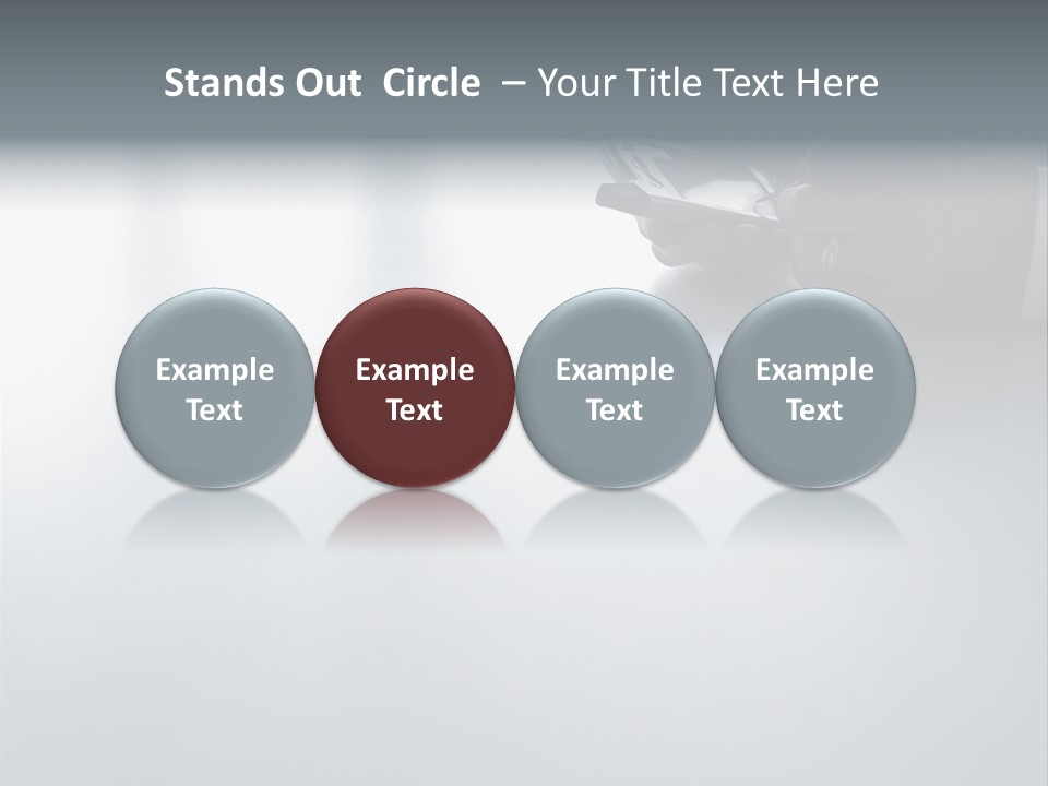 Eyewear Looking Clothed PowerPoint Template