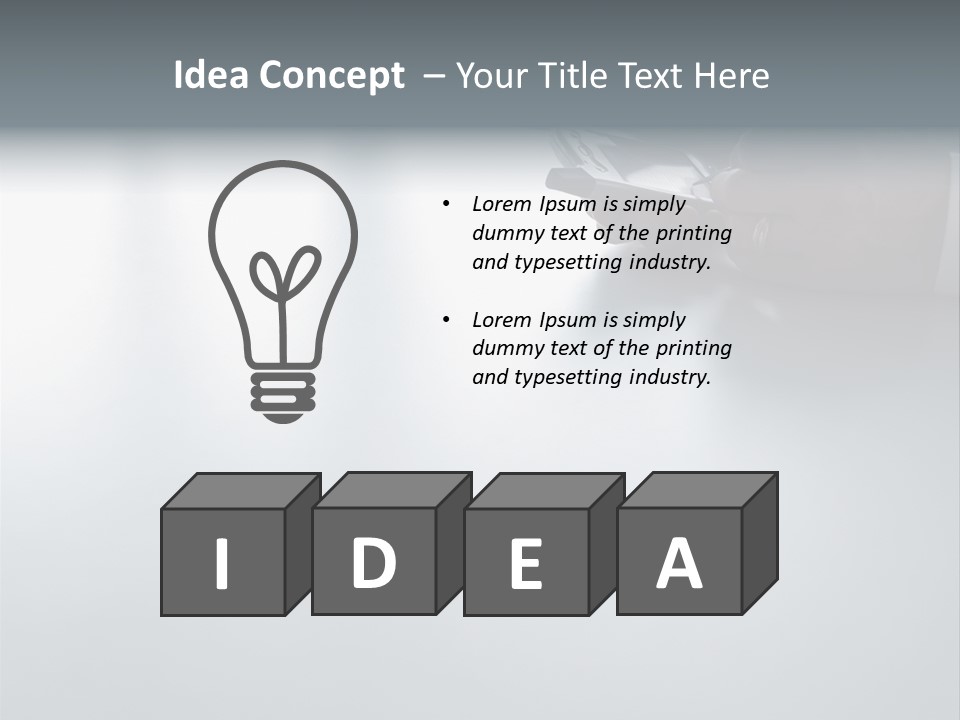 Eyewear Looking Clothed PowerPoint Template