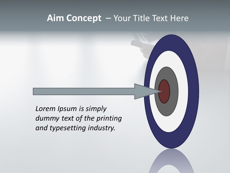 Eyewear Looking Clothed PowerPoint Template