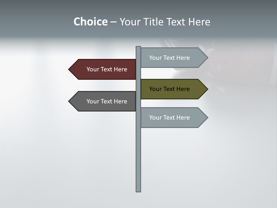 Eyewear Looking Clothed PowerPoint Template
