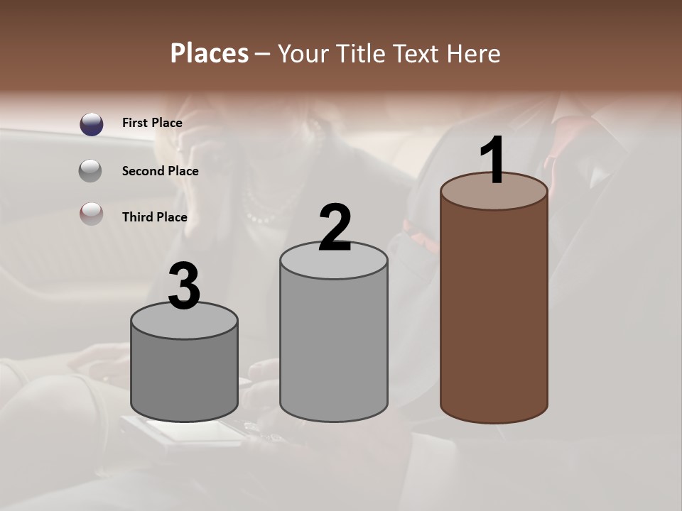 Handheldcomputer Copyspace Holding PowerPoint Template