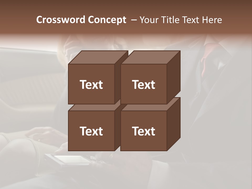 Handheldcomputer Copyspace Holding PowerPoint Template