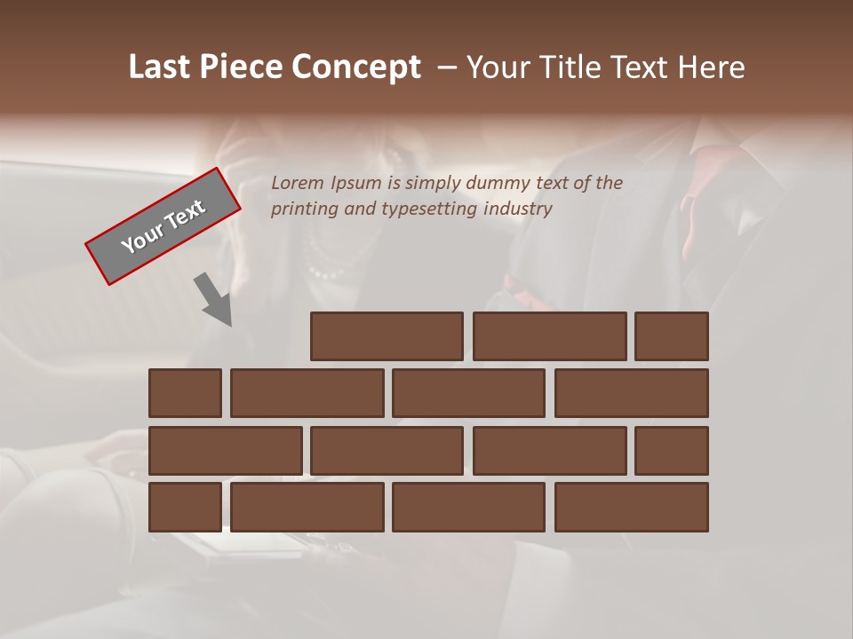 Handheldcomputer Copyspace Holding PowerPoint Template