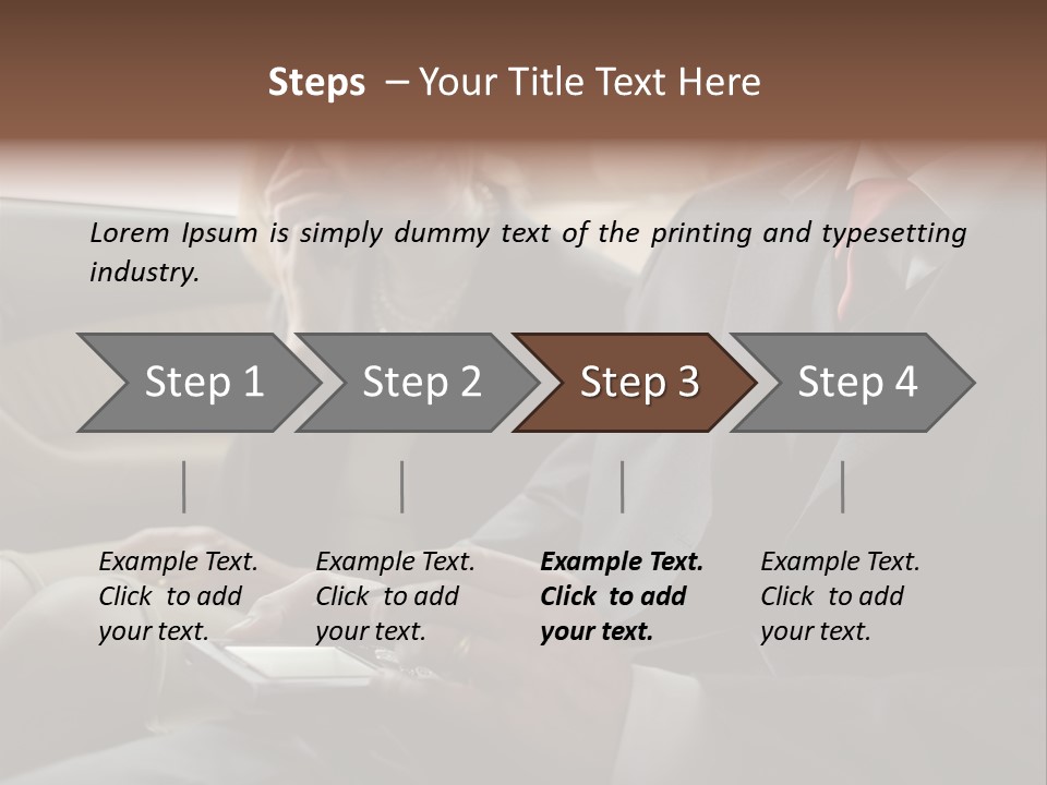 Handheldcomputer Copyspace Holding PowerPoint Template