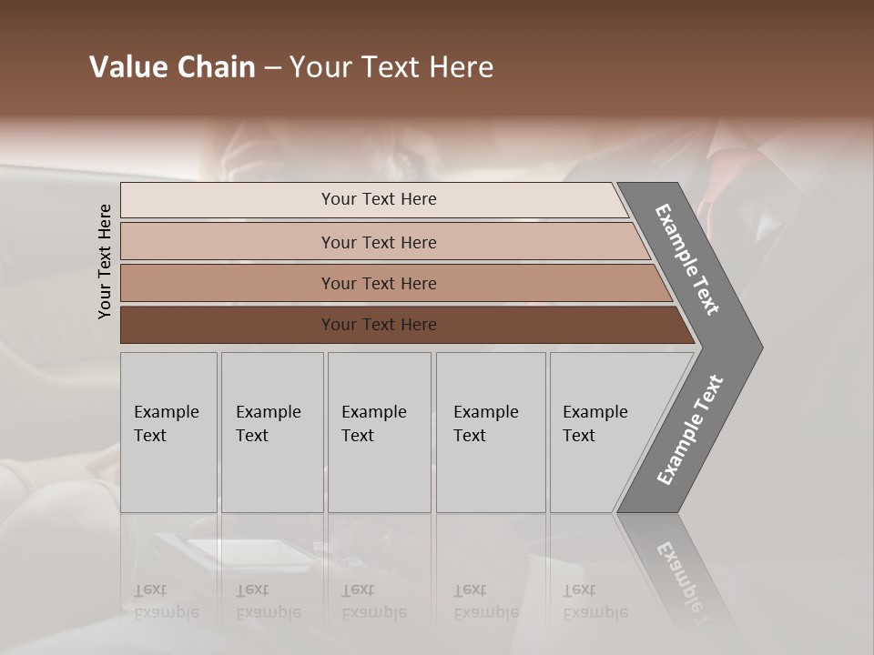 Handheldcomputer Copyspace Holding PowerPoint Template