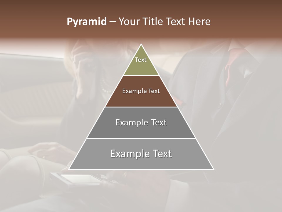 Handheldcomputer Copyspace Holding PowerPoint Template