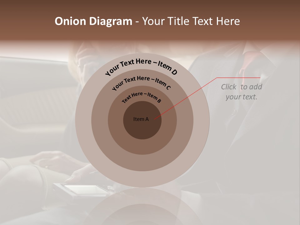 Handheldcomputer Copyspace Holding PowerPoint Template