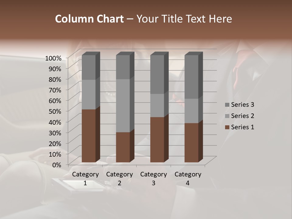 Handheldcomputer Copyspace Holding PowerPoint Template