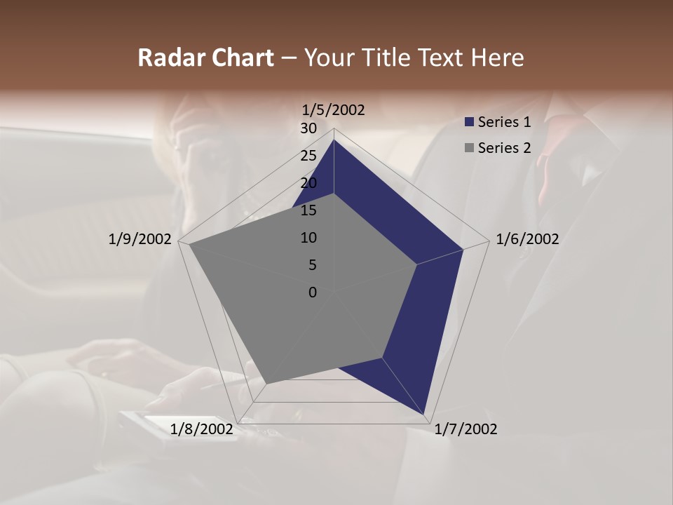 Handheldcomputer Copyspace Holding PowerPoint Template