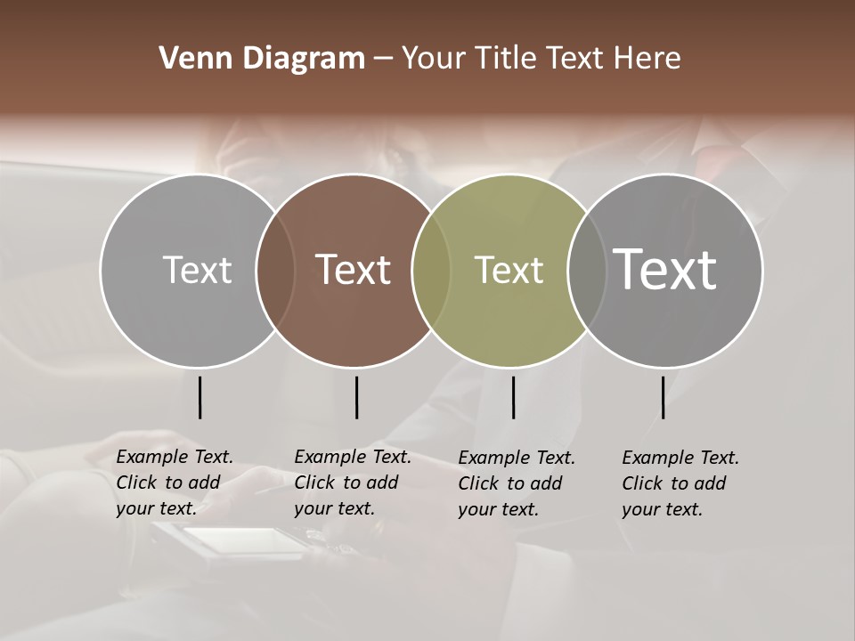 Handheldcomputer Copyspace Holding PowerPoint Template