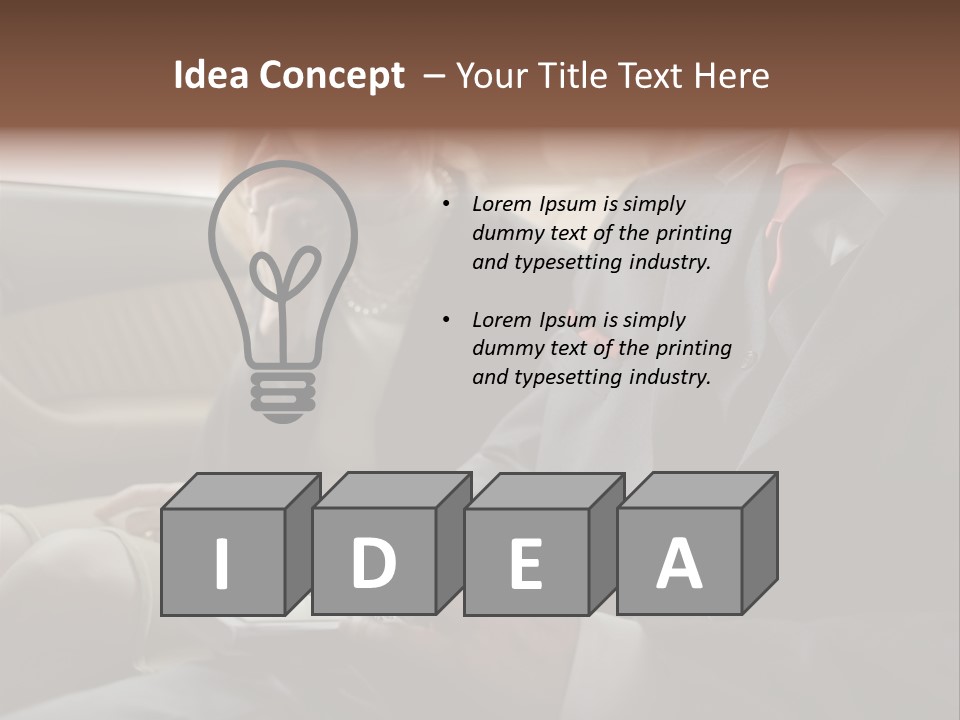 Handheldcomputer Copyspace Holding PowerPoint Template