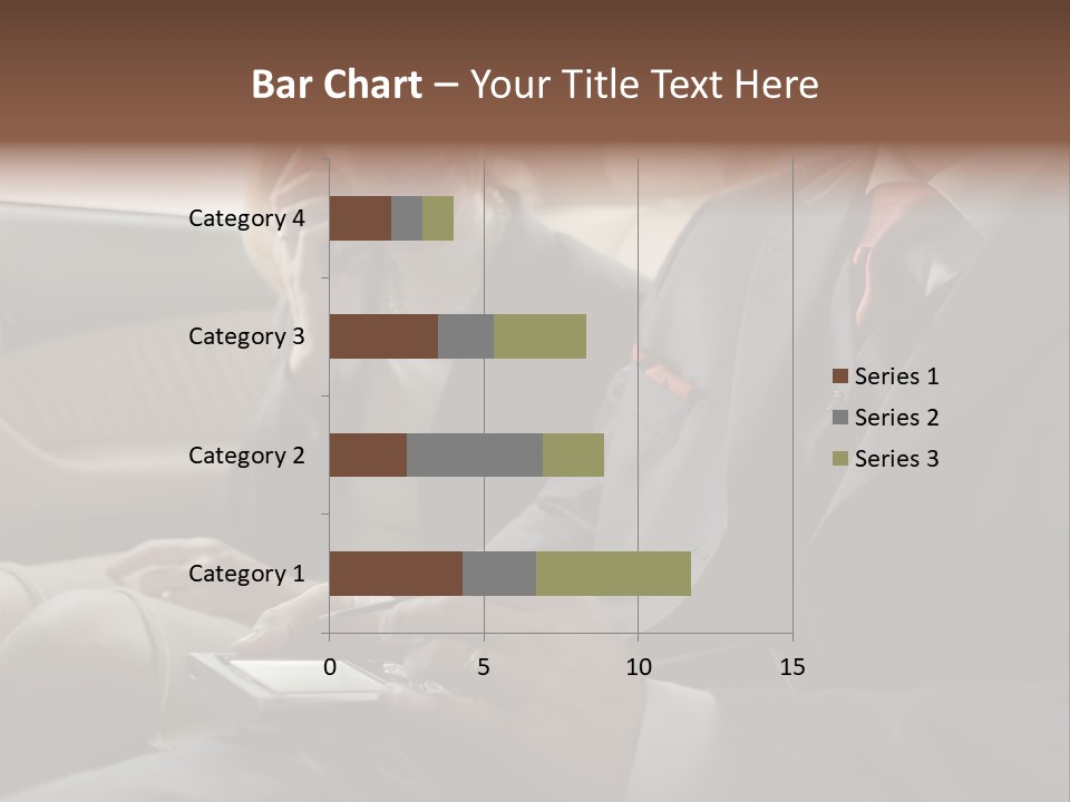 Handheldcomputer Copyspace Holding PowerPoint Template