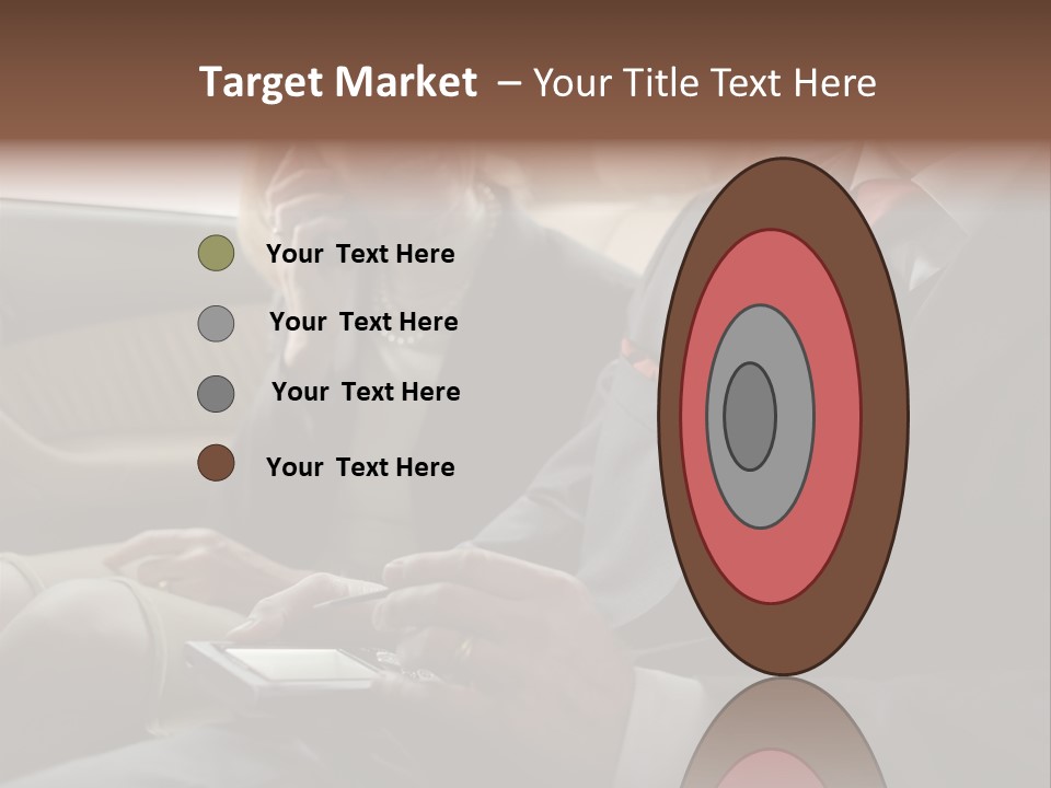 Handheldcomputer Copyspace Holding PowerPoint Template