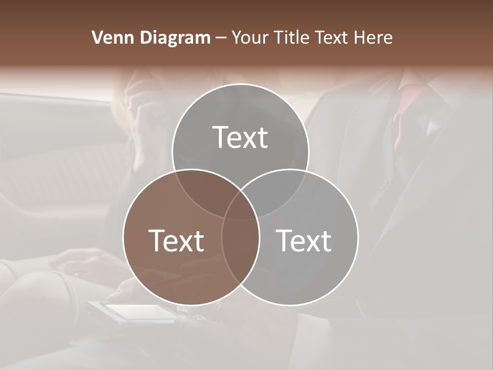 Handheldcomputer Copyspace Holding PowerPoint Template
