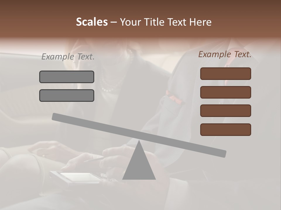 Handheldcomputer Copyspace Holding PowerPoint Template