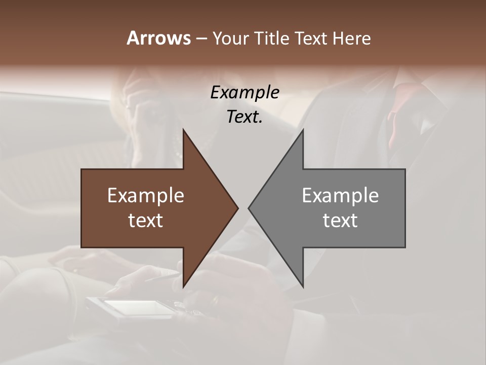 Handheldcomputer Copyspace Holding PowerPoint Template