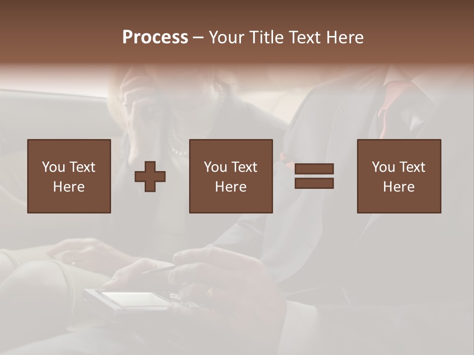 Handheldcomputer Copyspace Holding PowerPoint Template
