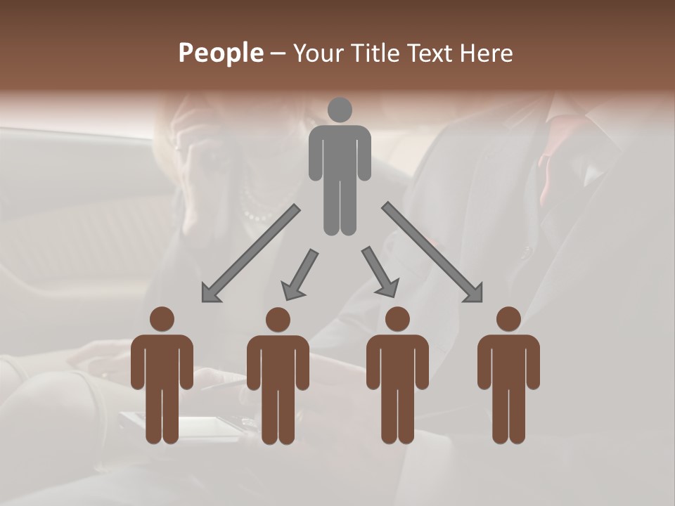 Handheldcomputer Copyspace Holding PowerPoint Template