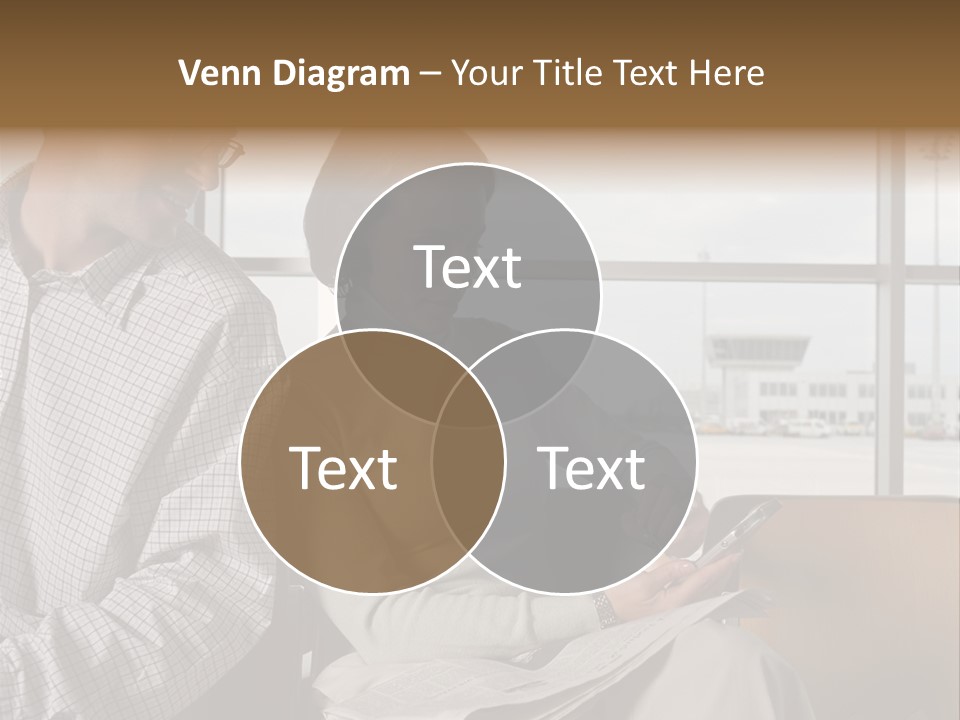 Business Matureman Wallmurals PowerPoint Template