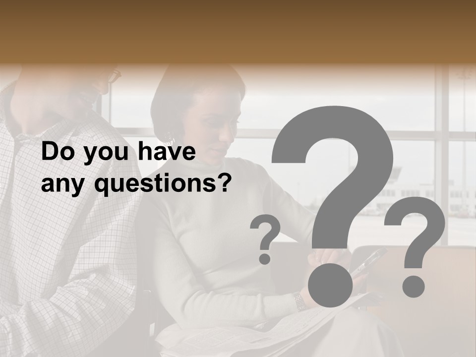 Business Matureman Wallmurals PowerPoint Template