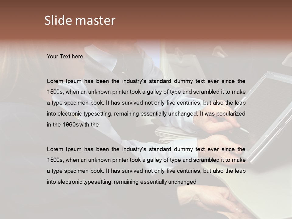 Automobile Picture Ethnicity PowerPoint Template