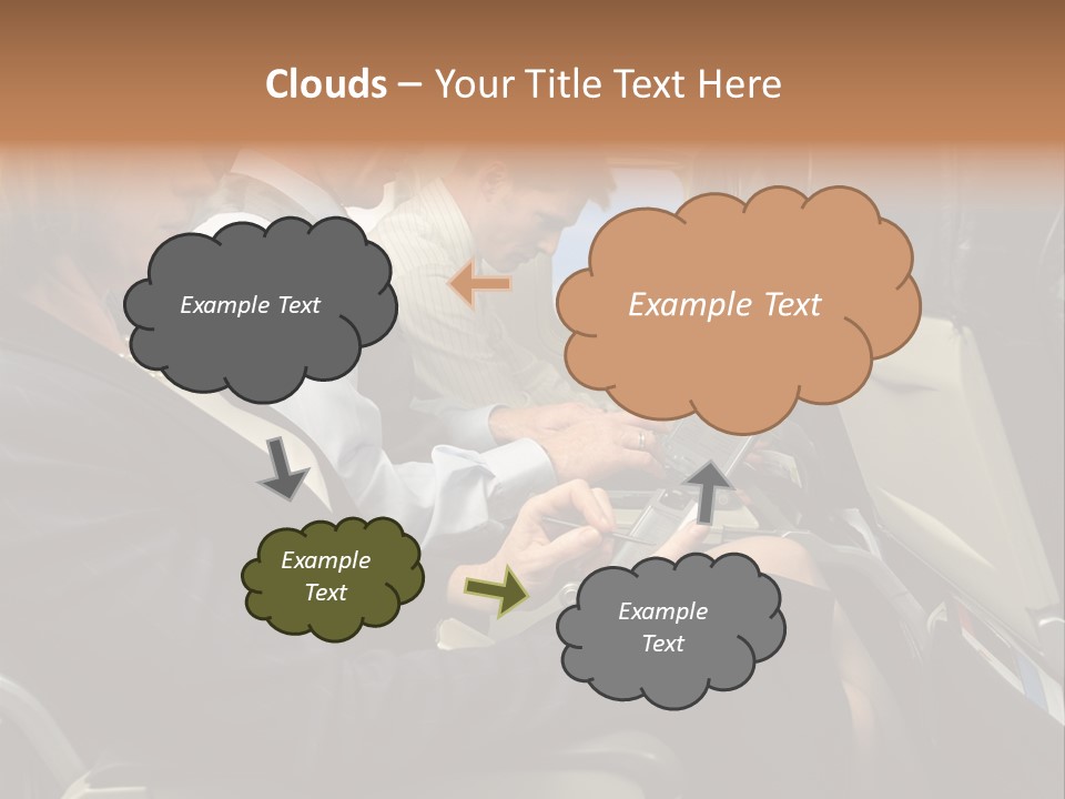 Picture Graphic Communication PowerPoint Template