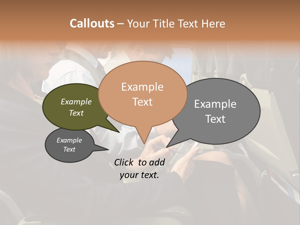 Picture Graphic Communication PowerPoint Template