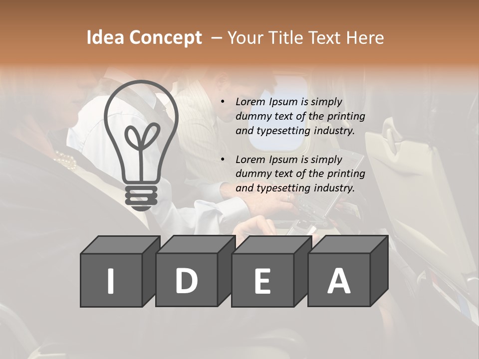 Picture Graphic Communication PowerPoint Template