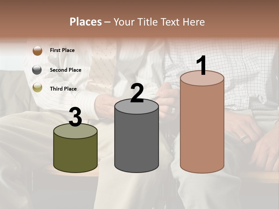 Adult Businessman Ages PowerPoint Template