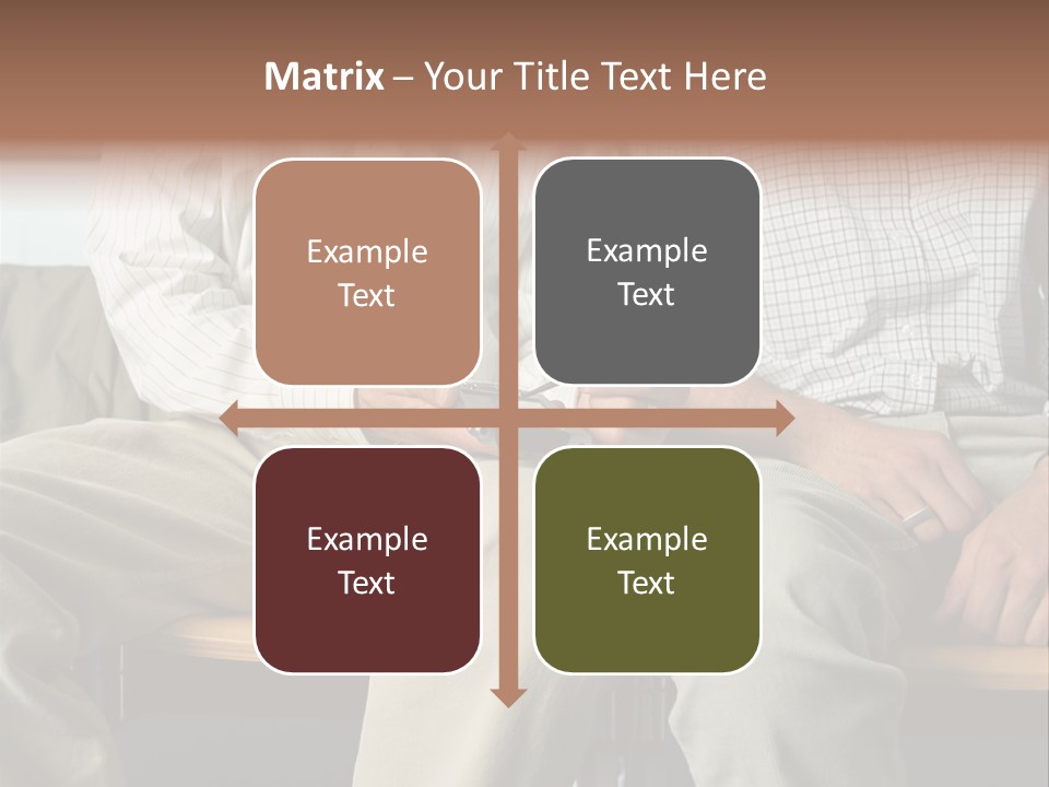 Adult Businessman Ages PowerPoint Template