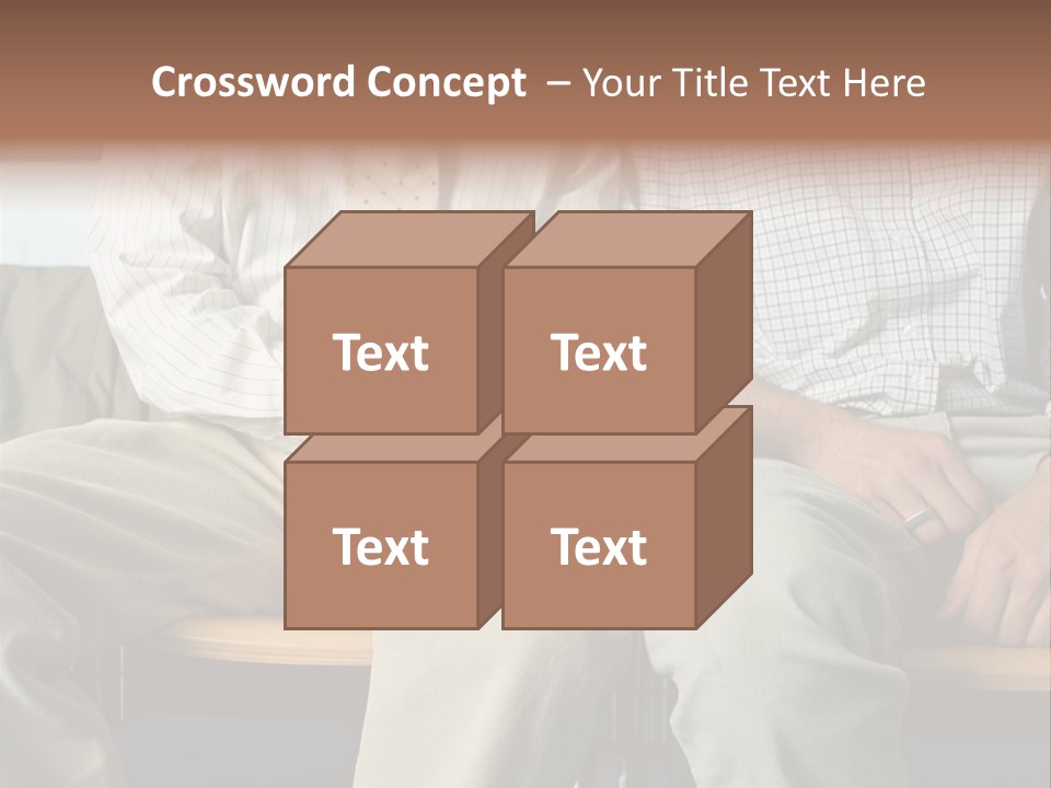 Adult Businessman Ages PowerPoint Template