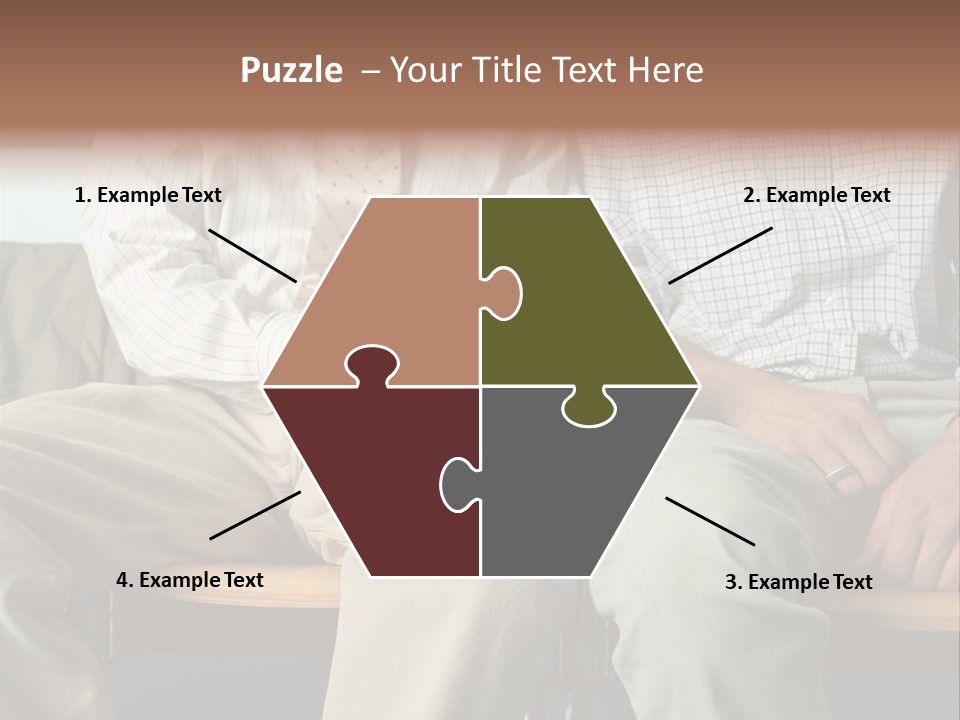 Adult Businessman Ages PowerPoint Template