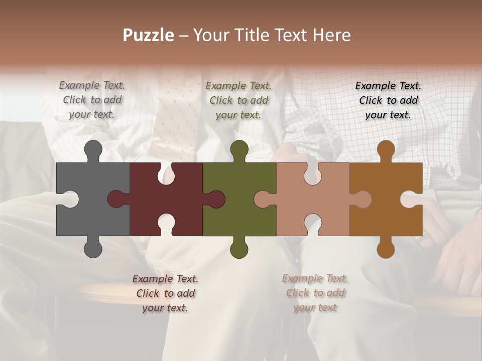 Adult Businessman Ages PowerPoint Template