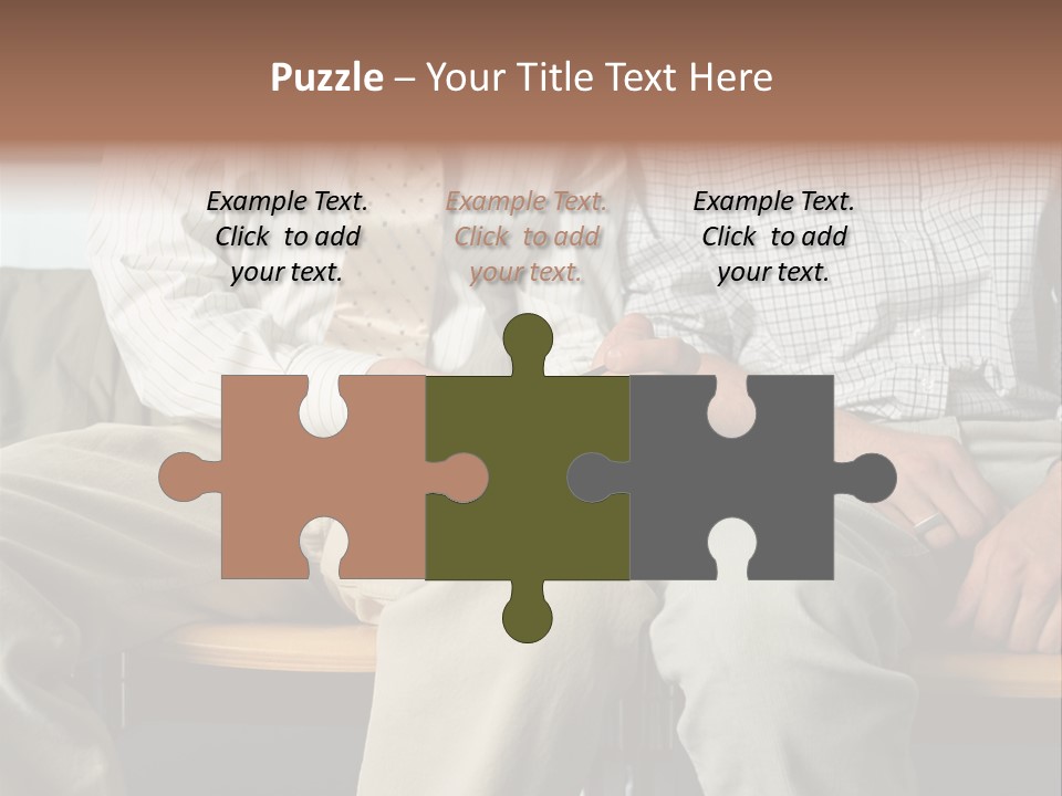 Adult Businessman Ages PowerPoint Template