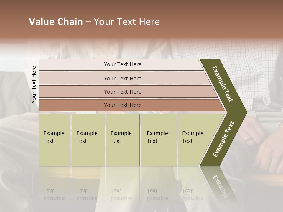 Adult Businessman Ages PowerPoint Template