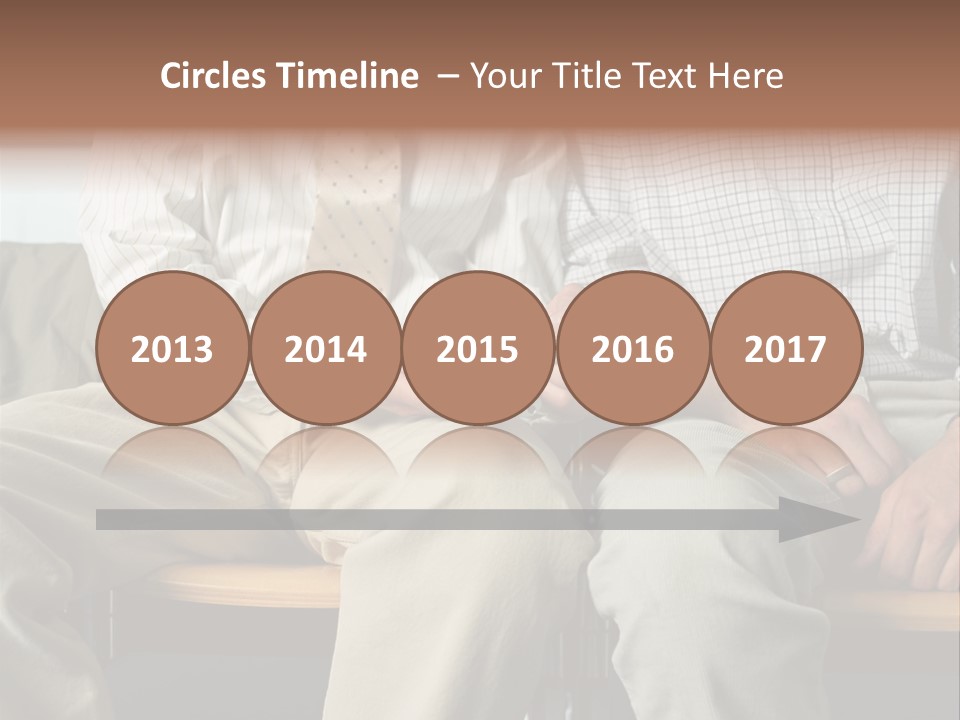 Adult Businessman Ages PowerPoint Template