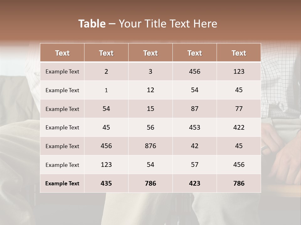 Adult Businessman Ages PowerPoint Template