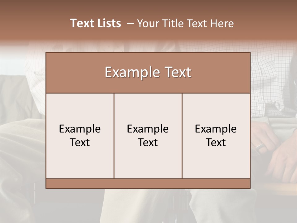Adult Businessman Ages PowerPoint Template