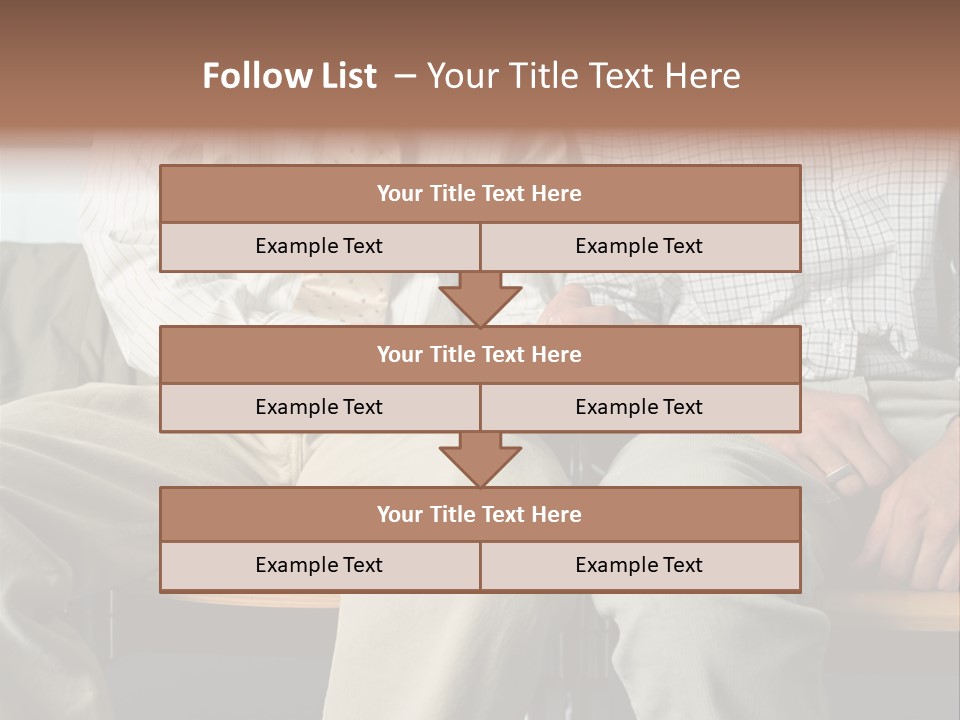 Adult Businessman Ages PowerPoint Template