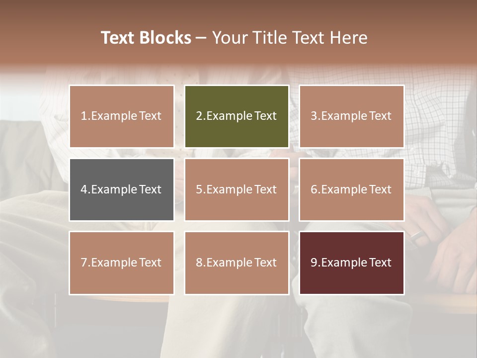 Adult Businessman Ages PowerPoint Template