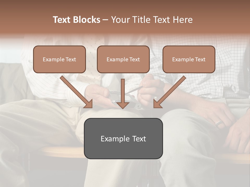 Adult Businessman Ages PowerPoint Template